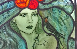 spring-green-lady