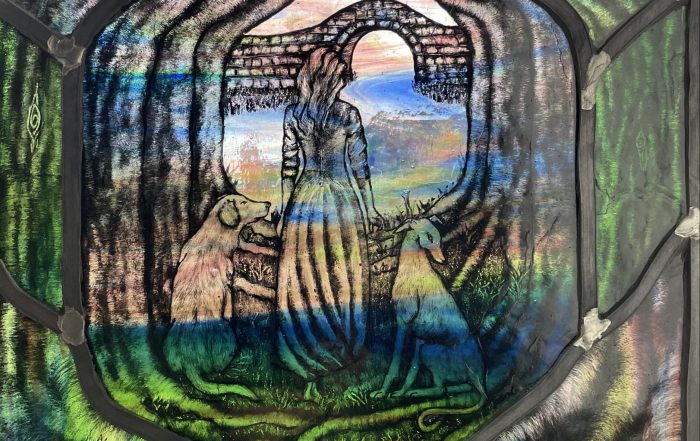 Rainbow Bridge Stained Glass commission