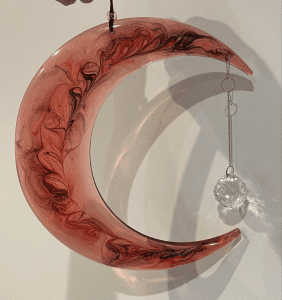 Hanging Crystal Moon